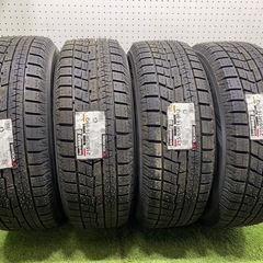受付終了　お渡し者決定　札幌近郊発タイヤ新品未使用ラベル付き！アルミ4本セット！YOKOHAMA/ヨコハマ/アイスガード/IG60 215/65R16/16×6.5J/114.3/アルファード等