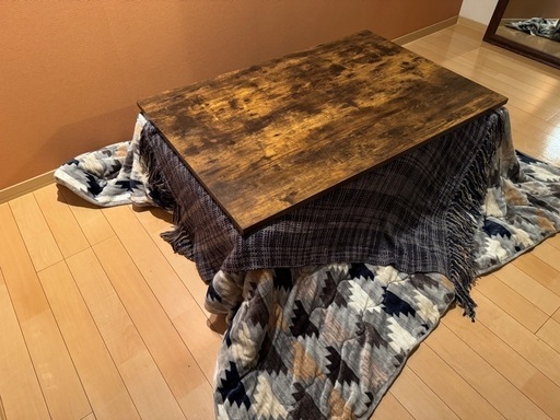 こたつテーブル 80cm x 120cm×40cm