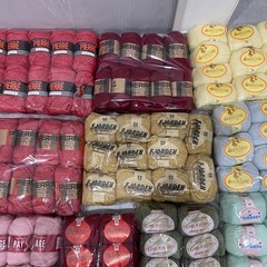 毛糸　多種の画像