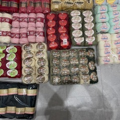 毛糸　多種の画像