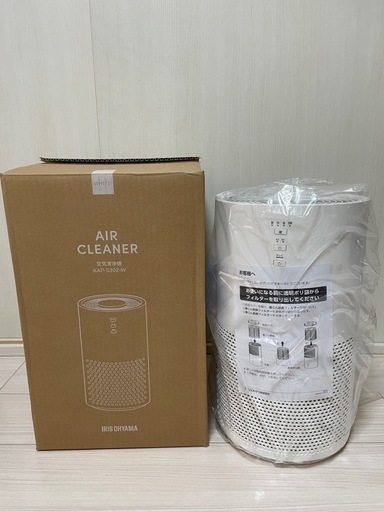 空気清浄機 16畳 コンパクト キレイモニター KAP-S302-W ホワイト