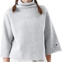 Champion グレー タートルネック スウェット CW-N012の画像