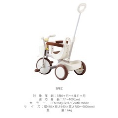決まりました　iimo 三輪車