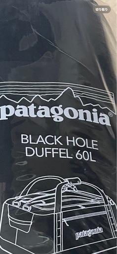 パタゴニアブラックホールダッフル60L