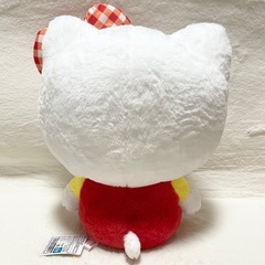 ⭐️サンリオ⭐️約42cm！ハローキティ ギンガムチェックリボンドールGJ ぬいぐるみの画像