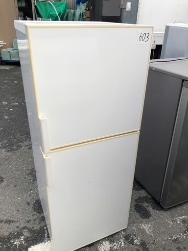 NO 603福岡市内配送設置無料✨　三洋電機 2ドア冷凍冷蔵庫 SMJ-14A