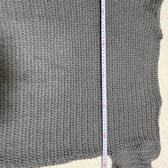 未使用 レディース ニット グレー L 長袖 トップス セーターの画像