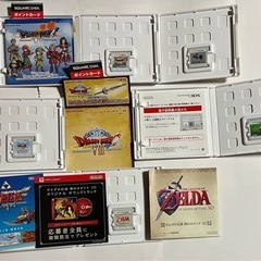 任天堂 ニンテンドー3DS ジャンク ゲームソフト7本付きの画像