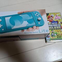 スイッチライト。ソフト2本付お話中です。の画像