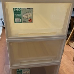 押入れ収納ネオテナー　Lサイズx3
