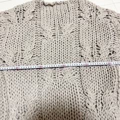 未使用 レディース ニット オーバーサイズ 長袖 セーター M〜Lくらいの画像