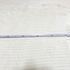 レディース ニット 長袖 トップス 白 Mサイズの画像