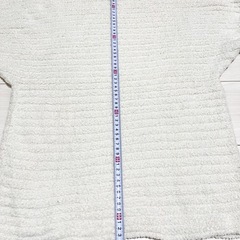 レディース ニット 長袖 トップス 白 Mサイズの画像