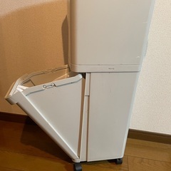 キャスター付　2段ゴミ箱の画像