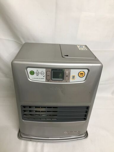 【北見市発】トヨトミ TOYOTOMI 強制通気型開放式石油ストーブ NLC-32E1 2013年製 シルバー 一人暮らし 冬物家電 寒さ対策 (E3087twrY)