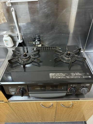 Rinnai CHM34BKL ガステーブル 2020年製 都市ガス用 プロパンガス 家電 中古
