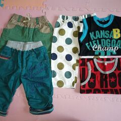 130サイズ　夏用5着　ハーパン3着・ランニング2着