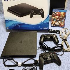 【PS4】【ディスプレイ 他おまけ付き】【ペルソナ5ザロイヤル付き】 CUH-2200A 500GB 　