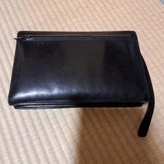 ダンヒル  レザー  クラッチバッグ セカンドバッグ  ダイヤルロック 　黒の画像