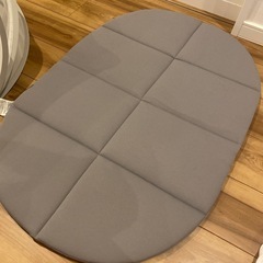 西川(nishikawa) ミッフィー コンパクトベッド ベビー お昼寝 折り畳み 持ち運び可能 専用バック付き グレー サイズ:90X60X45cm(使用時) Bruna 1517-50007の画像