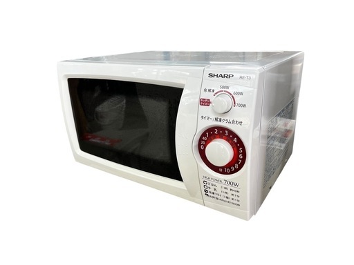 NO.1907 【2019年製】SHARP 電子レンジ RE-T3-W5 キッチン家電 家電 中古