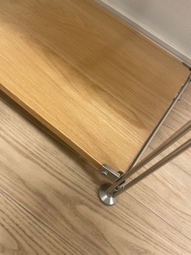 無印良品 ステンレスユニットシェルフ オーク材棚セット 小