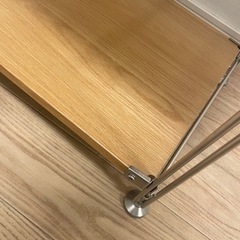 無印良品 ステンレスユニットシェルフ オーク材棚セット 小の画像