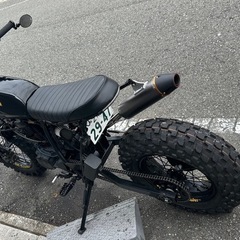 TW200スクランブラー フルカスタム　新品部品多数　絶好調　セル付き　祝完成✨の画像