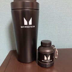 【新品未使用】マイプロテイン　メタルシェイカーおまけ付き！