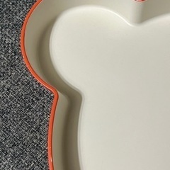 人気の子供食器takキッズディッシュプレートベアオレンジの画像