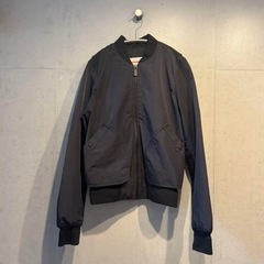 HUNTER　ショート丈ブルゾン　MA-1　ブラック