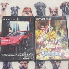 PS2ソフト リッジレーサーファイブ ドラゴンボールZスパーキング！
