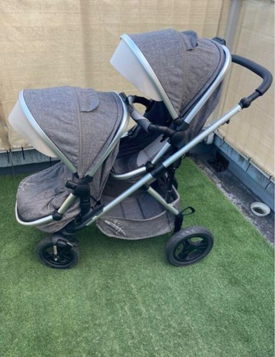 新生児から使える双子かシングルベビーカー