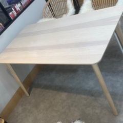 IKEAの大人気！ウッドダイニングテーブル汚れなし✨11/1まで値下げ可能◎の画像