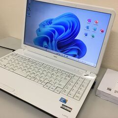 ?【美品】ノートパソコン「NEC」 Win11 最新office2021付属 管理No21