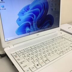 😸【美品】ノートパソコン「NEC」 Win11 最新office2021付属 管理No21の画像