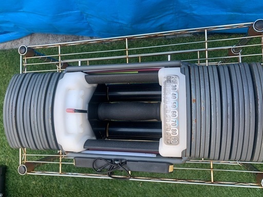 直接引取限定ペア可変式ダンベルパワーブロック40.5kg POWER BLOCK