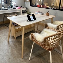 IKEAの大人気！ウッドダイニングテーブル汚れなし✨11/1まで...