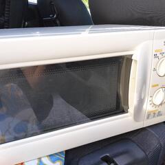 電子レンジ　稼働品　ターンテーブルの画像