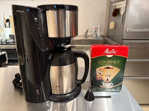 メリタ　コーヒーメーカー　黒　10杯抽出
