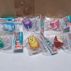 フクロウ消しゴム　全6種セットの画像
