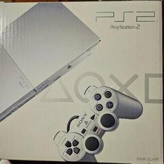 PS2シルバー本体SCPH90000＋ジャンクソフト＋メモカ2種