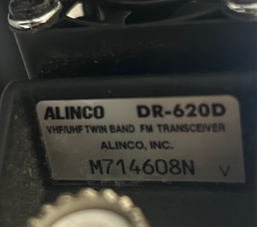 最終大幅値下げしました。　アマチュア無線機　アルインコ　DR630D
