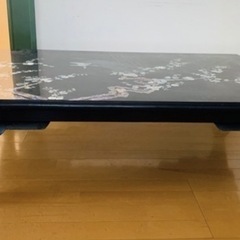 【決まりました】テーブル　中国民芸品　螺鈿　最終の画像