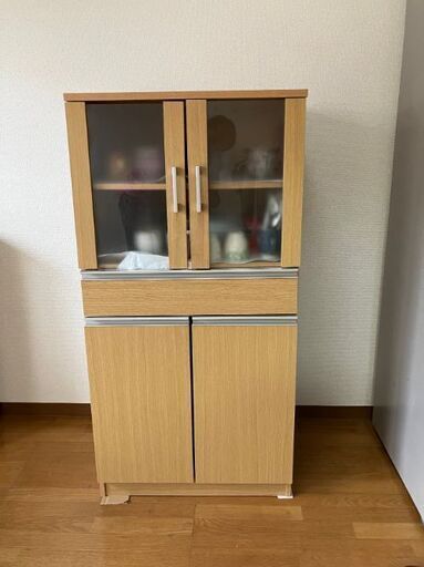 【ニトリ食器棚】ニトリ　食器棚　60