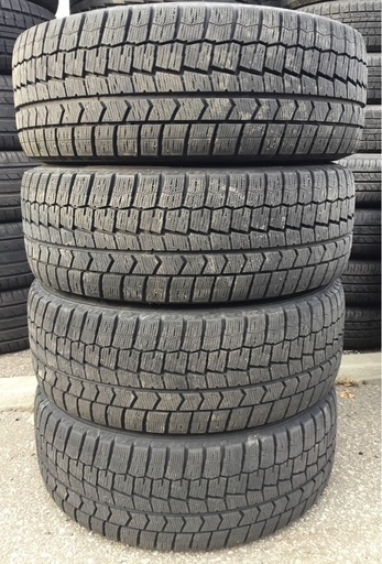 30アルファード純正 AW バリ溝 235/50R18 ダンロップ スタッドレスタイヤ 4本セット