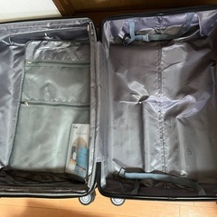 ［Vivcon］スーツケース 拡張機能付 ストッパー付き キャリーケース USBポート付き カップホルダー付き 超軽量 キャリーバッグ 隠しフック付き 耐衝撃 大型 静音 ダブルキャスター TSAローク搭載 ファスナータイプ 旅行 ビジネス 出張の画像