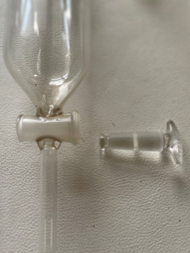 北海計量器株式会社 硝子体積計 分液ロート 円筒形 300ml 11 SUPER