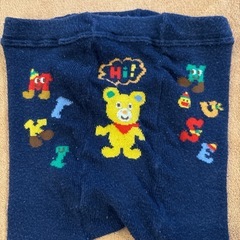 条件つき無料 【80サイズ 】ミキハウスタイツ　紺色の画像