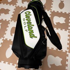 クリーブランド キャディバッグ 9.0型 黒 ブラック ナイロン